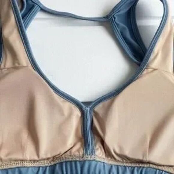 Niyama Sol Eclipse Medium Support Sports Bras In Coral, Slate Blue, Ballet Pink - Picture 16 of 16